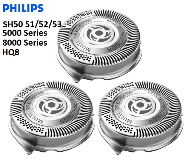 Set 3 Replacement Shaver Head Blades Cutters For Philips Norelco Razor