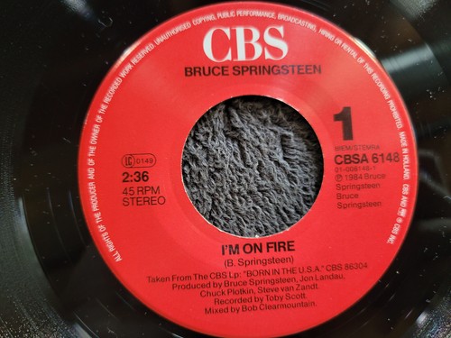 BRUCE SPRINGSTEEN IM ON FIRE NETHERLANDS IMPORT CBS - Picture 3 of 4