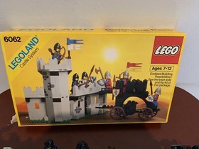 USED VTG 1987 Lego 6062 Battering Ram 99% Complete w/Instructions, Original Box