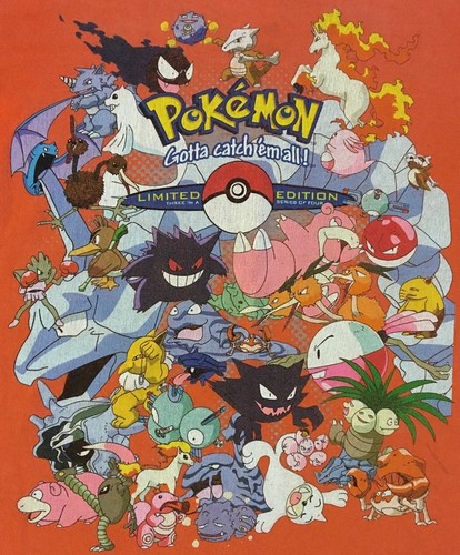 Vtg Kids Pokemon Gotta Catch Em All Shirt M Pikachu Anime Cartoon DBZ Y2K 90s - Picture 2 of 8