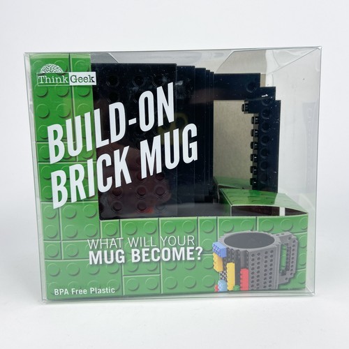 Think Geek Build-On Brick Mug - NEW
