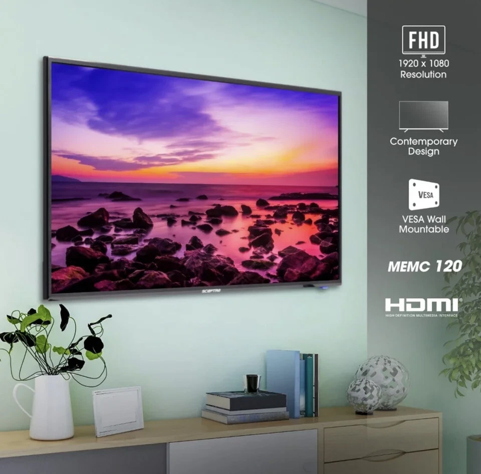 Sceptre TV 40 Inch  FHD LED Tv Home Entertainment 1080p - Image 2 of 4