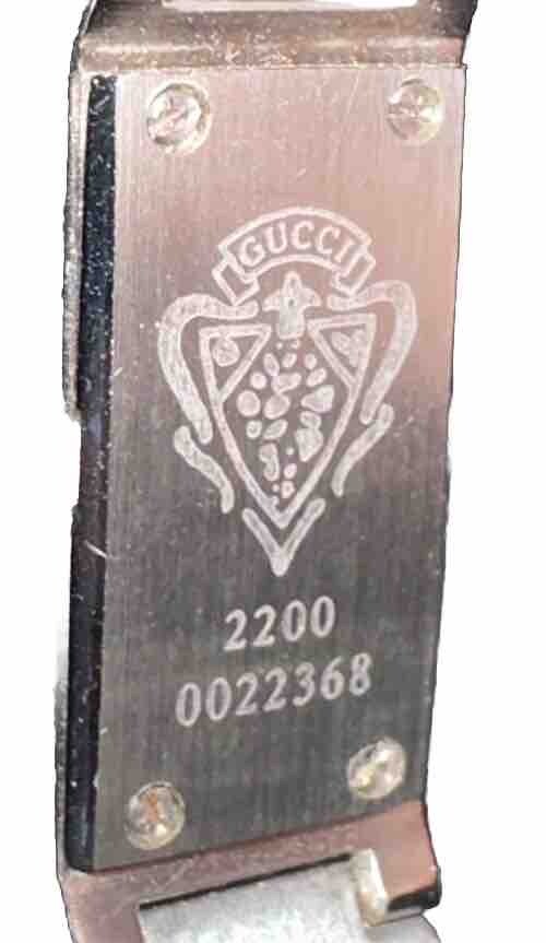 Gucci 2200 M Wrist Watch 33mm Stainless Steel & Leather for Gucci 2200 M Wrist Watch 33mm Stainless Steel & Leather for