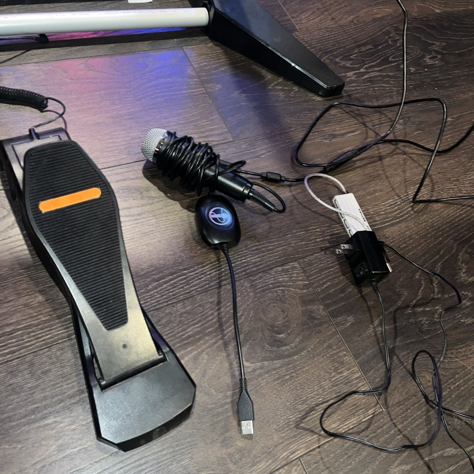 Rock Band Wired Harmonix Drum Set Xbox 360 822149 Drums W/Pedal No