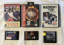 Lot Of 3 Sports Games Sega Genesis Jennifer Capriati Tennis, NBA Jam, Madden 96