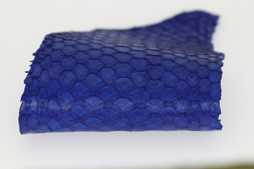 Veg Tanned Real Fish Leather Supple Tilapia Skin - Picture 4 of 9
