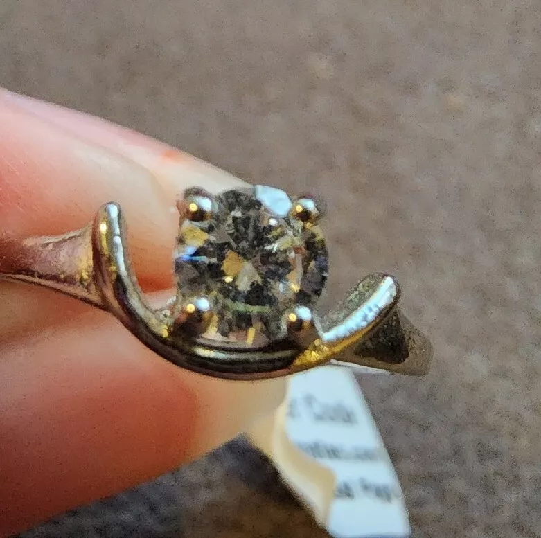 New Jackpot Candles Fine Jewelry Half Circle Crescent Cubic