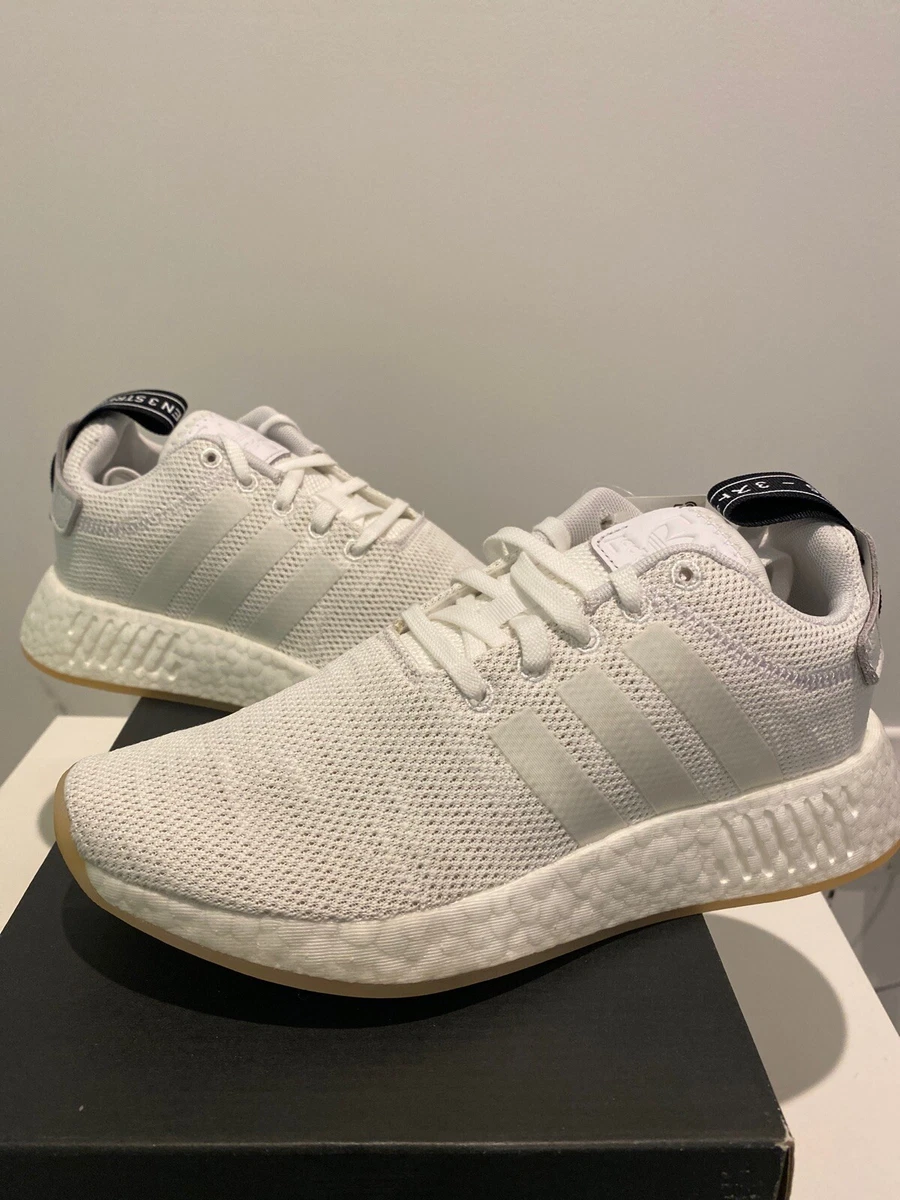 Centro de producción emulsión Actualizar New adidas ORIGINALS NMD_R2 W CQ2009 Crystal White Size 6 Womens | eBay