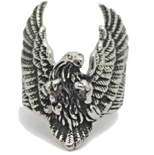 Flying Eagle with Claws Ring Stainless Steel  Sz 7 8 9 10 11 12 13
