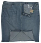 M&S Womens Marks & Spencer Blue Denim Skirt Size 32 30 26