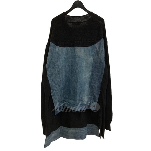 YOHJI YAMAMOTO pour homme 21SS Pullover Knit Men's Black Size 3 A/W USED
