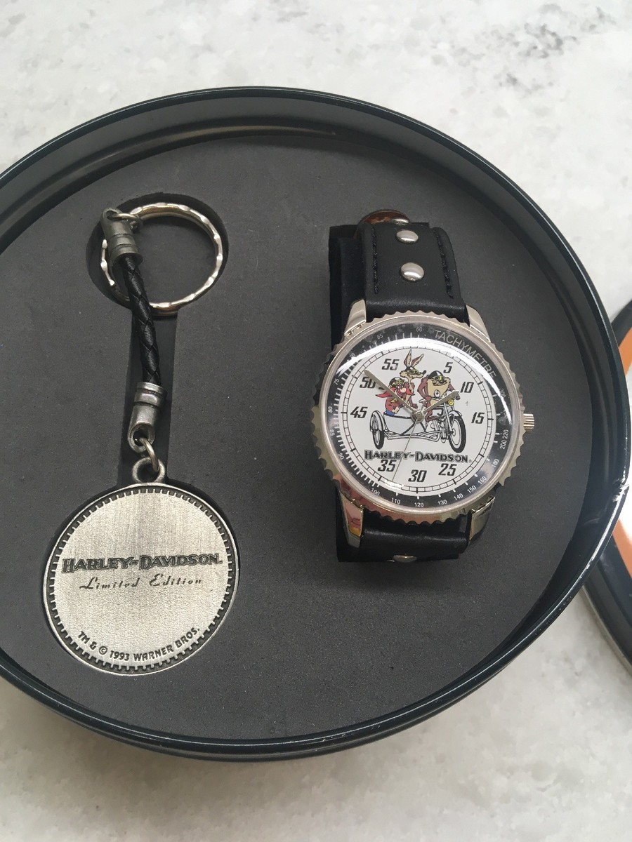Harley-Davidson Limited Edition Watch & Key Chain #3 Of Only