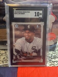 Luis Robert Jr. 2018 Bowman #BCP-21 Chrome Prospects (1st Luis Robert Jr. 2018 Bowman #BCP-21 Chrome Prospects (1st