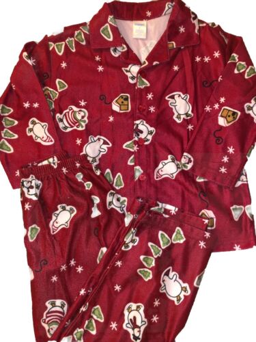 Gymboree vintage 2003 HOLIDAY MAGIC unisex snowman pajamas 4 - Picture 2 of 2