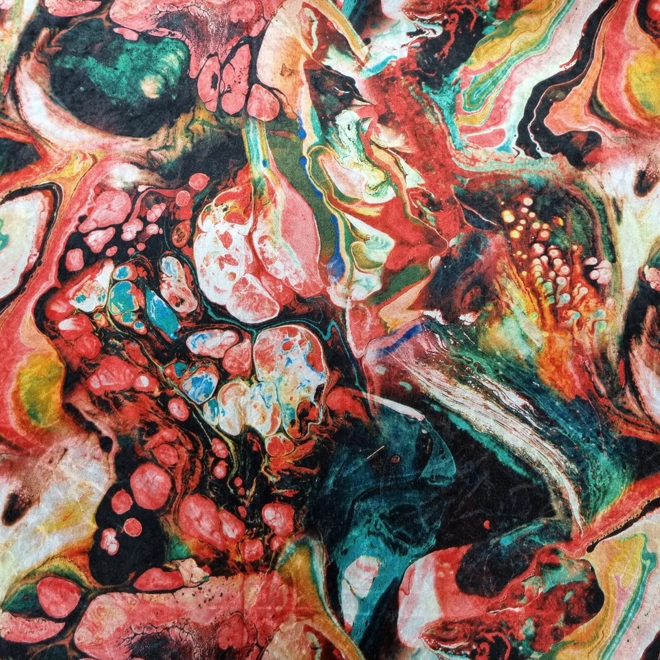 Pannesamt Stoff Meterware mit abstrakten Muster, Kleiderstoff, Stretch - Bild 2 von 4