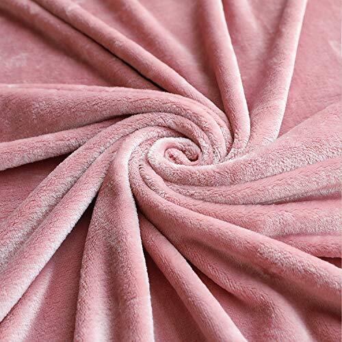 Large Flannel Fleece Throw Blanket, 50×70 Inch - Cozy Lightweight 50"x70" Pink - Bild 7 von 7