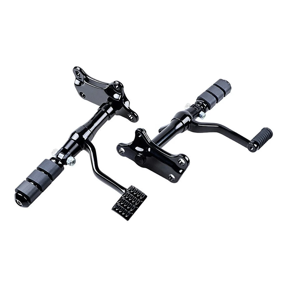 Black Billet Forward Controls 脚钉适用于 Harley Sportster 883 1200 1991 - 2003 — 第 3/4 张图片