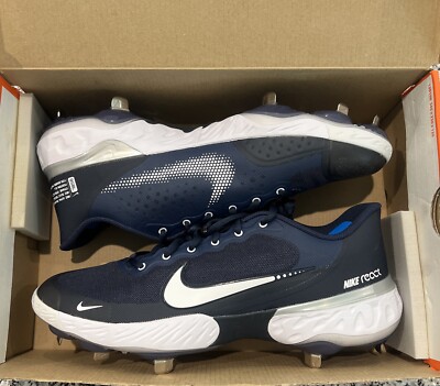 Size 11.5 Nike Alpha Huarache Elite 3 Baseball Cleats Navy Blue