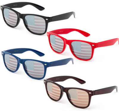 Fourth of July USA Flag Aviator Sunglasses – Patriotic American Flag Lens Unisex Amazon.com: SOHUPAC American Flag Glasses USA Flag Mirror  main image 4