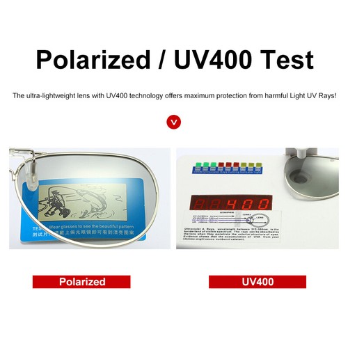 Polarised Clip-on Sunglasses Anti-Glare Driving Sunglasses With Flip Up Glasses - Picture 6 of 24
