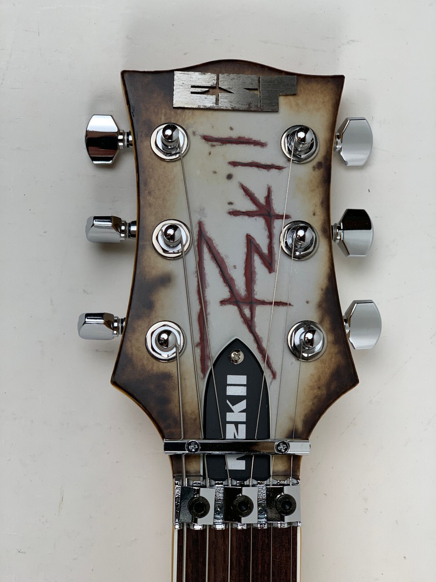 ESP RZK-II Burnt Richard Z Distressed Electric Guitar + Hard ESP RZK-II Burnt Richard Z Distressed Electric Guitar + Hard