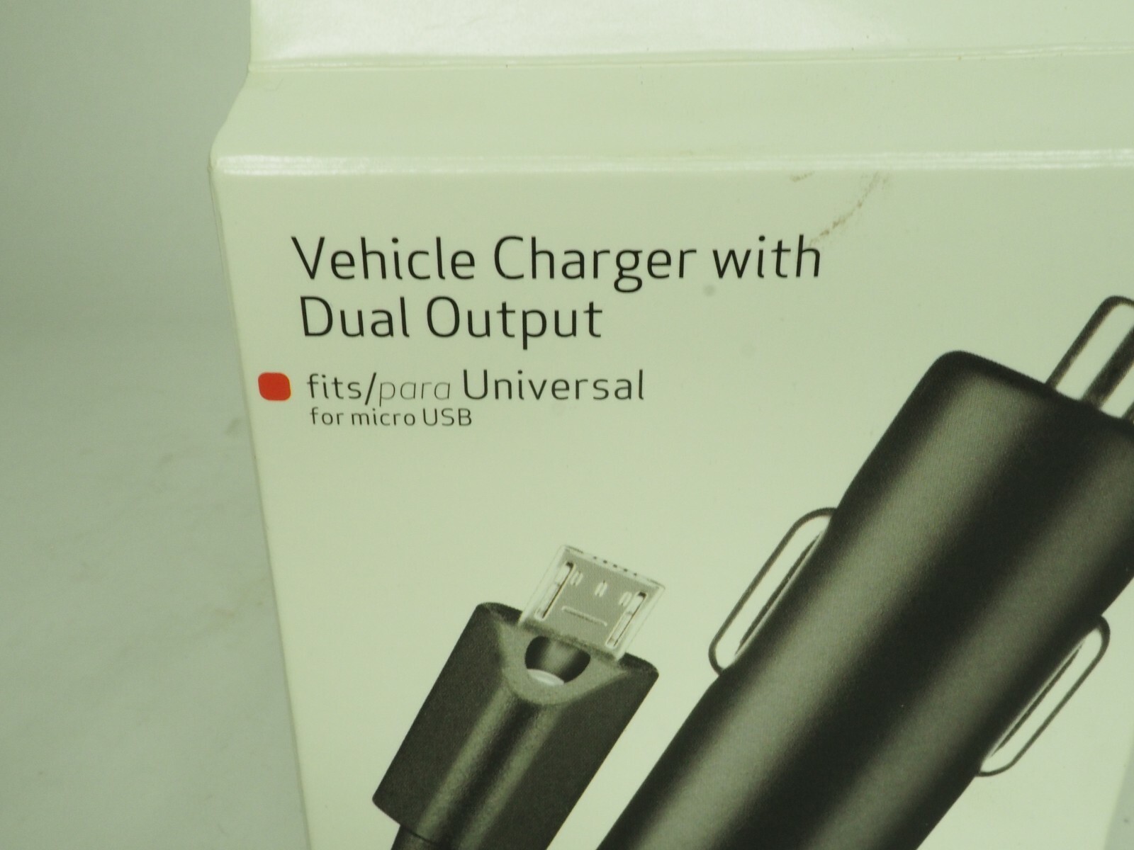 Verizon Vehicle Car Charger With Dual Output Micro USB w/LED Light New in Box