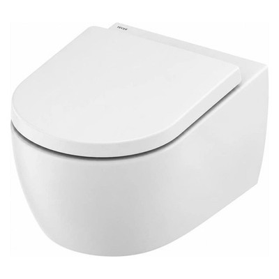 TECEloft Set, WC-Keramik cyclon flush und WC-Sitz im klassisch hohen Design