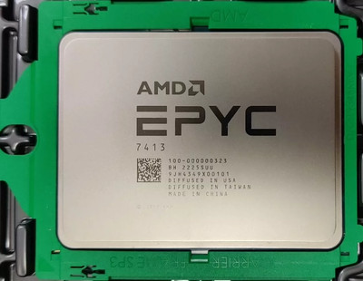 AMD EPYC 7413 Milan CPU 24-Core Up to 3.6GHz PCIe 4.0 x128 100-000000323