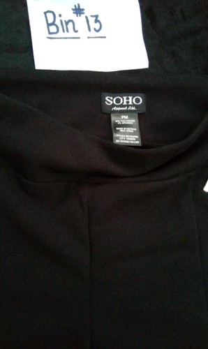 Schwarze Bundfaltenhose mit Stretchbund für Damen Größe PM von SOHO Apparel B13 - Bild 8 von 8