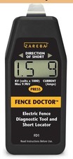 Zareba Fence Doctor Electric Fence Diagnostic & Short Locator FD1 Fault Find