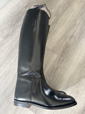 Vintage Regent Pro Cotswold schwarze Reitstiefel Größe 10,5 M