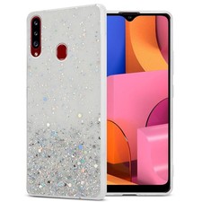 Case for Samsung Galaxy A20s Protection Cover TPU Silicone Glitter