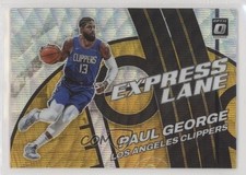 2021-22 Panini Donruss Optic Express Lane Gold Wave Prizm Paul George #21 0m0g