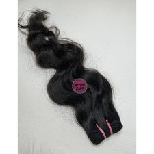 Virgin Raw Natural Wavy Cuticle Aligned Remy Human Hair Bundles 100g