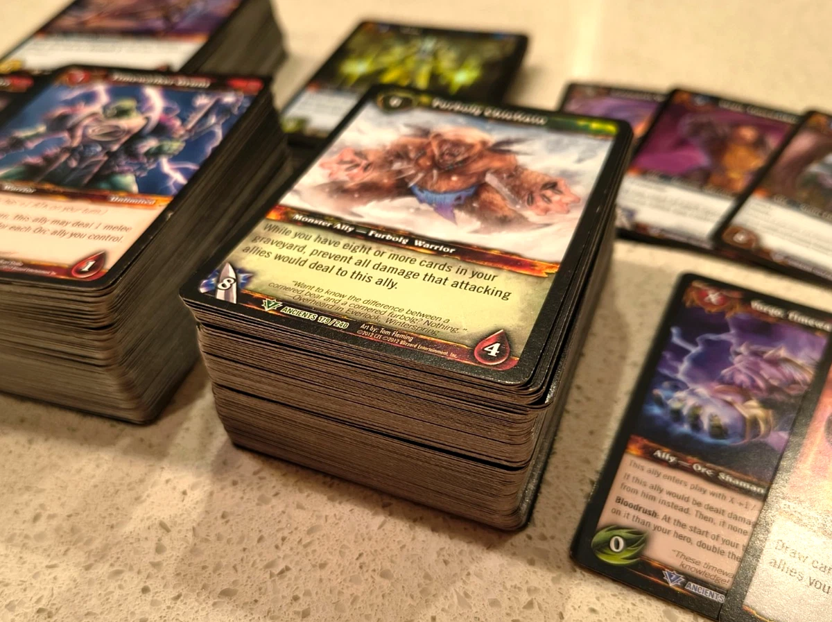 World of Warcraft TCG Rare Individual Collectible Card Game Cards