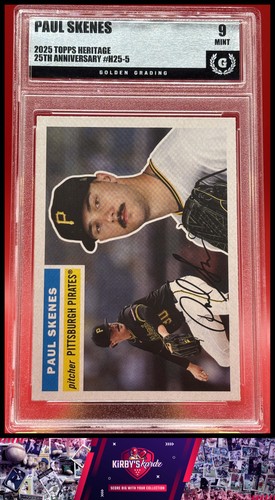 2025 Topps Heritage #H25-5 Paul Skenes Heritage 25th Anniversary Other 9