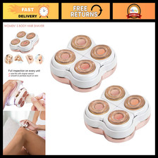 2 Pack Legs Hair Remover Replacement Heads for Electric Shaver - Rose Gold, Wome