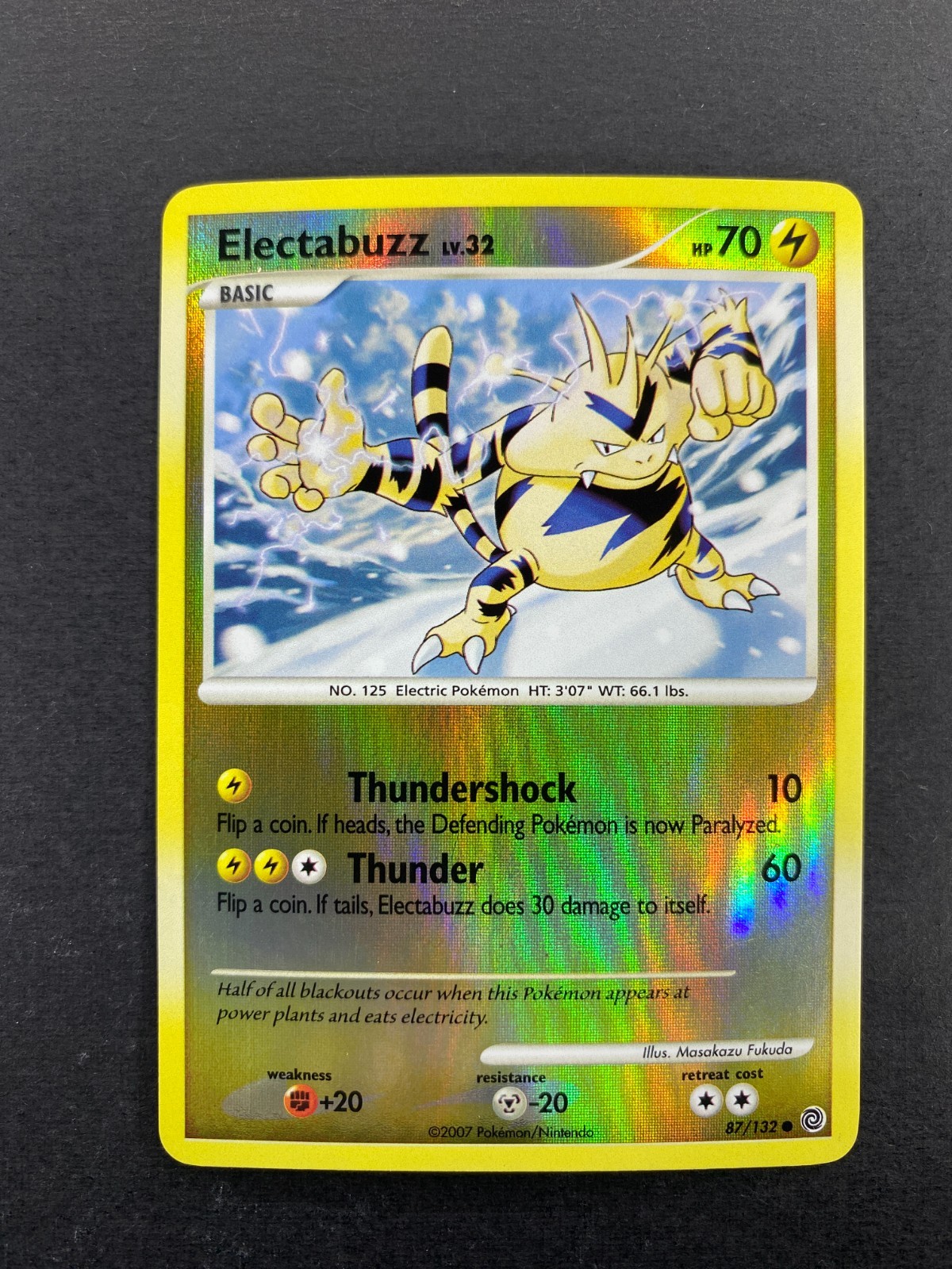 Electabuzz - 87/132 - Secret Wonders - Reverse Holo - LP
