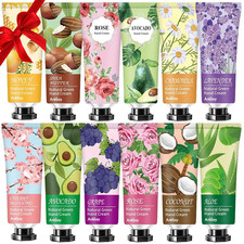 12 Pack Hand Cream Gift Set Travel Size Natural Scented Moisturizing Lotions