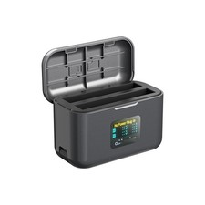 For Insta360 X5 Fast Charging Case with Power Screen Dual Battery Charger Box