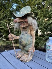 Huge!   19  Nyform Troll Old Man #102 w/ Cane...