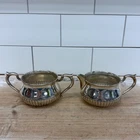 S. Kirk & Son Sterling Silver Creamer Sugar Set Vintage 1950s