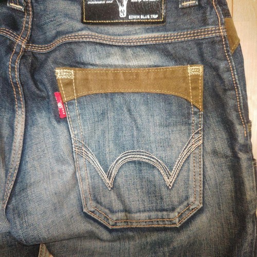 Raro Denim Edwin Blue Trip Btb512 fuori stampa W32 - Foto 12 di 20