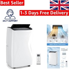 12000 BTU Portable Air Conditioner - 6-in-1 with Remote, Heater & Dehumidifier