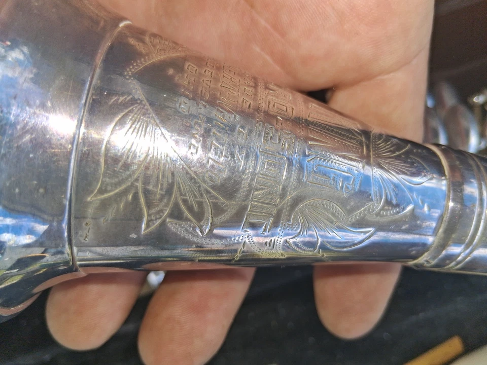 Raro Clarinete King MicroSonic Años 40 Sterling Bell H.N. Micro Sonic blanco Foto 3 de 4