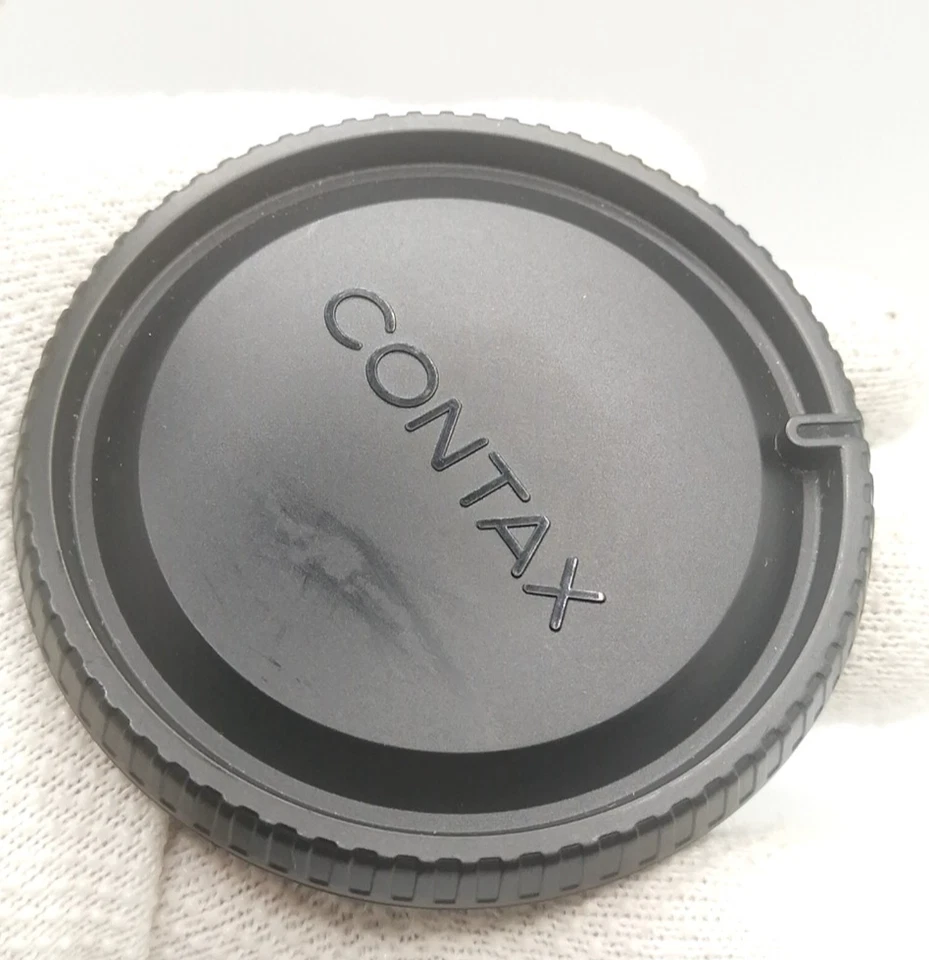 🎦VIDEO👀🌟N MINT🌟 Contax 645 MK-R Rear Lens Cap & MK-B Body Cap From JAPAN - Image 3 of 4