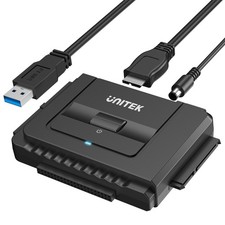 USB 3.0 to IDE and SATA Converter External Hard Drive Adapter Kit for Univers...