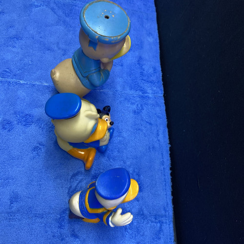 Vintage Walt Disney Donald Duck 3” 4” 6” Quietschspielzeug Hongkong Dell Walt Disney - Bild 6 von 7