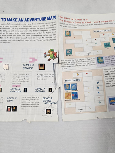 The Legend of Zelda Nintendo NES Complete in Box w/ Manual & Map And Every Thing - Picture 21 of 24