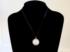 1977 Sterling Queen’s Silver Jubilee Pendant, Hallmarked & Signed AJ, 7.4g